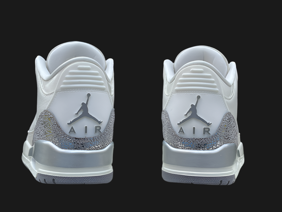 Jordan Retro 3 ‘ Sail Metallic Silver’