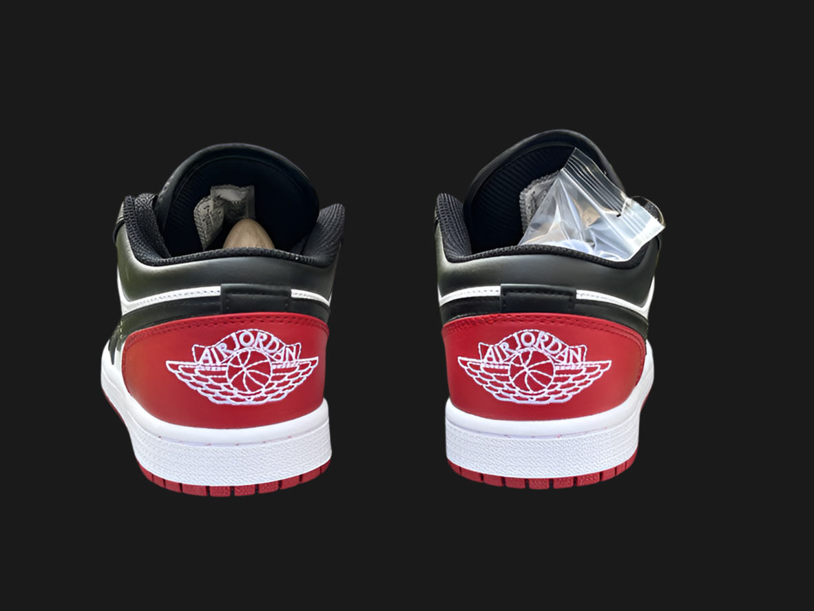 Jordan 1 Low ‘Bred Toe’